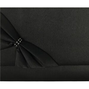 Regale Black Evening Bag with Attached Strap